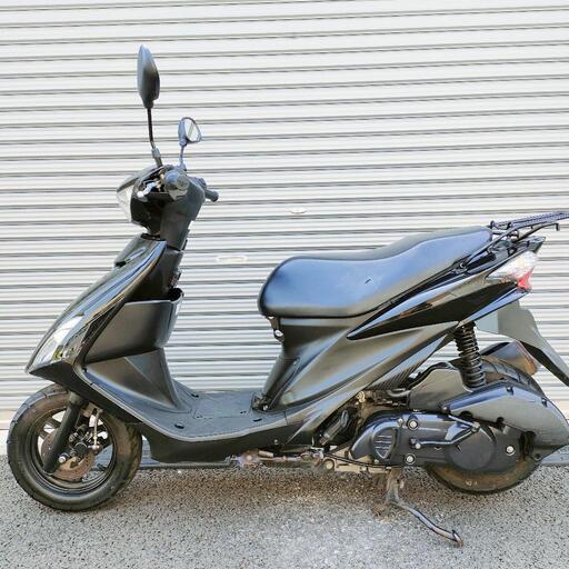 2562.高年式FI車両 アドレスv125s バッテリー、ミラー新品 千葉県柏市