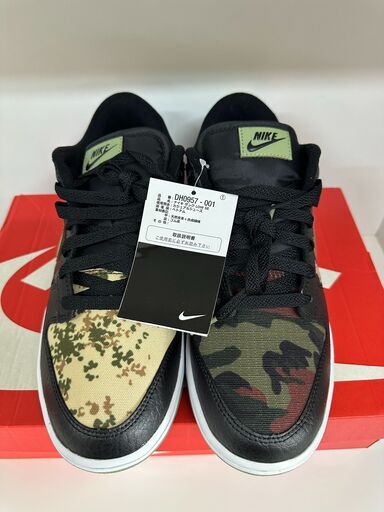 NIKE　DUNK LOW SE BLACK MULTI CAMO 27.5ｃｍ　　リサイクルショップ宮崎屋住吉店　23.5.1　ｙ