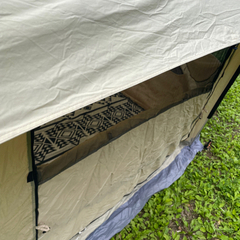 大幅値下げ）タケノコテント カスタム 薪ストーブ用煙突穴 グランド