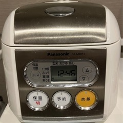 パナソニック 3合 炊飯器 マイコン式 ホワイト SR-MZ051-W