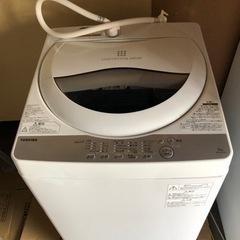 【取引決定】2018年製　TOSHIBA  洗濯機　AW-5G6