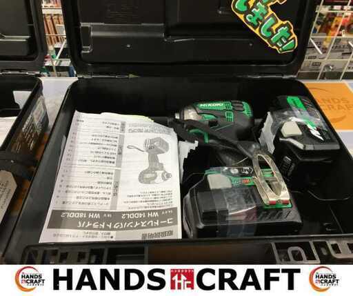 ハイコーキ WH36DA インパクトドライバ 本体 36V マルチボルト バッテリー×2  充電器なし 未使用【ハンズクラフト宜野湾店】