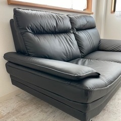 🗼東京インテリア BILLIE ビリー 高耐久ソフトレザー 2人掛ソファ🛋🟥