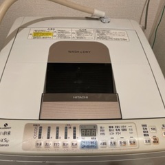 【受渡し完了】日立 縦型洗濯機