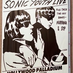 期間限定掲載　SONIC YOUTH ソニックユース　ポスター　...