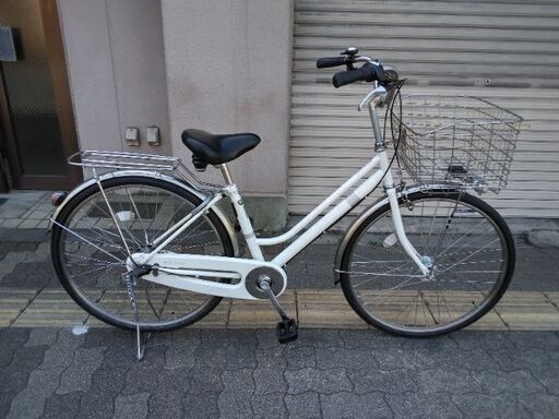 Town Bicycle Advanc[タウン バイシクル アドバンス]26吋 タウンサイクル 内装3段/LEDオート/ホワイト