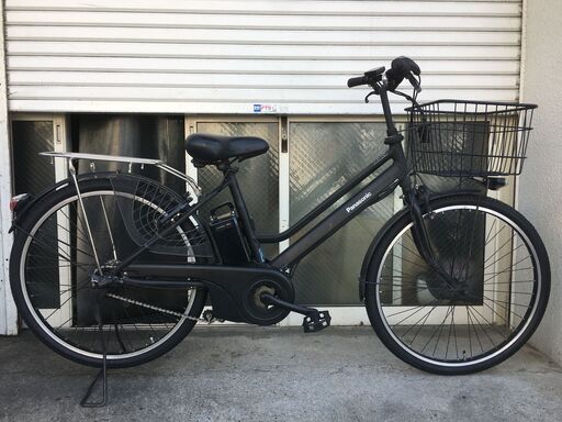地域限定送料無料　パナソニック　ティモ　16AH　新基準　黒　ナチュラ　アシスタ　神戸市　電動自転車