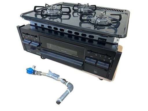 JY 極美品 Paloma パロマ ビルトインガスコンロ LP 3口 2022製 PD-N36