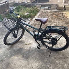 自転車　24インチ　6段変則ギア