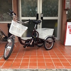 【美品】【値下げしました】電動アシスト三輪自転車　ミムゴ　mim...