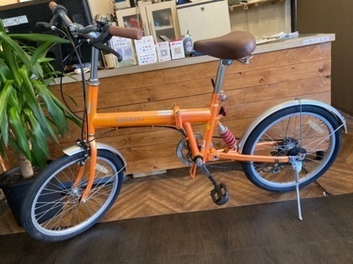 前後タイヤ・チューブ新品！】サスペンション付き 6段変速 20インチ 