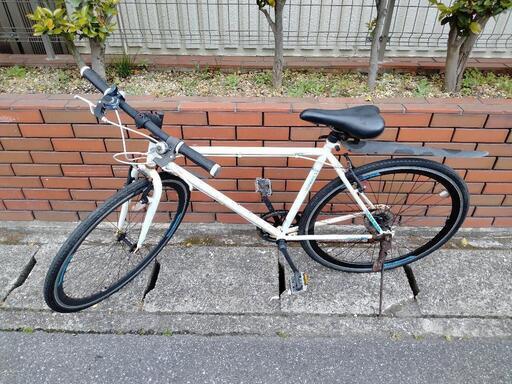 値下げ(chariyoshy)中古自転車ホワイト　700C