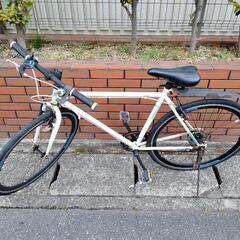 値下げ(chariyoshy)中古自転車ホワイト　700C