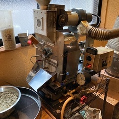 焙煎機　コーヒー焙煎機　都市ガス 100V  直火