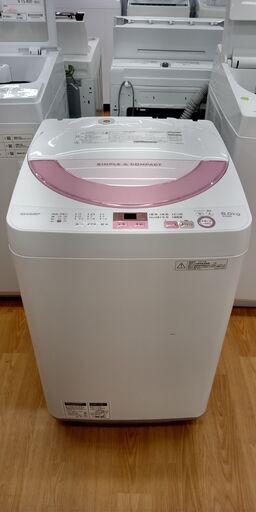 ★ジモティ割あり★ シャープ 洗濯機  6.0㎏ 17年製 動作確認／クリーニング済み SJ2050