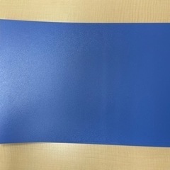 【中古】A4横ファイル(青色)