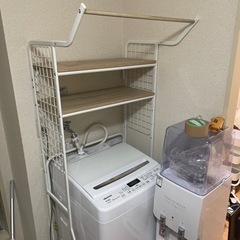 洗濯機用の棚