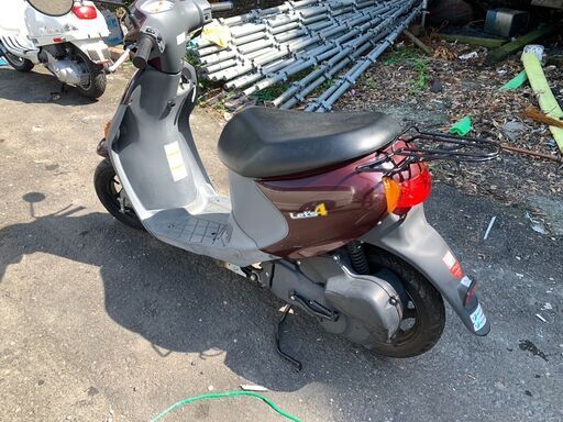 始動動画有】レッツ4 走行距離6937km 新品バッテリー 超綺麗