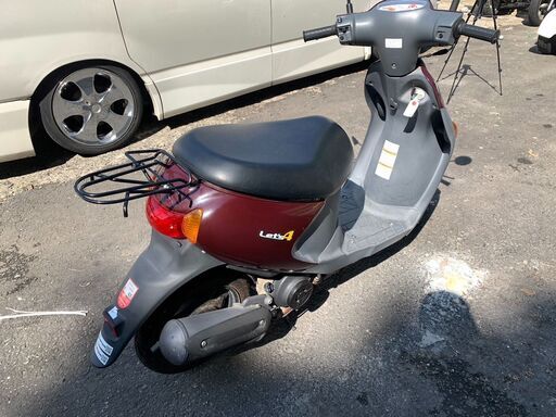 始動動画有】レッツ4 走行距離6937km 新品バッテリー 超綺麗