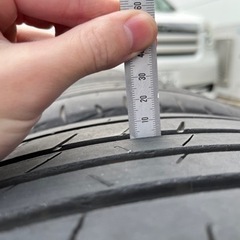 タイヤホイールセット4本　スバル純正ホイールと215/45R18 