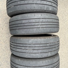 タイヤホイールセット4本　スバル純正ホイールと215/45R18 