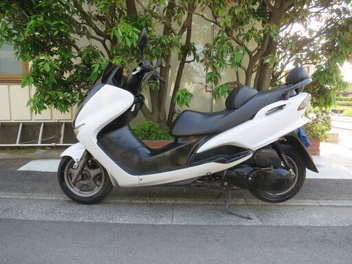ヤマハ マジェスティ125 実働車 社外マフラー タイヤ前後バリ山