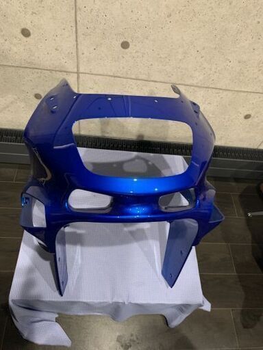 【新品未使用】 国内発 即納 ZZR400 93-07 カワサキ ZZ-R400 アッパーカウル 未使用保管品 ブルー