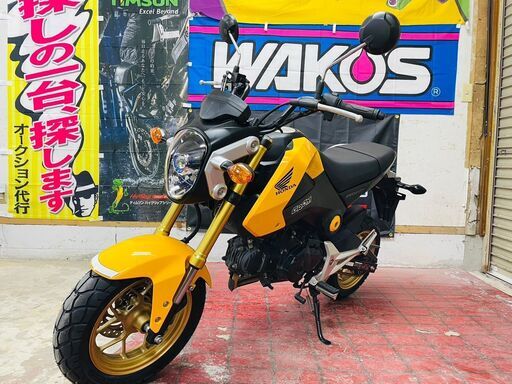 【整備点検済】ホンダ グロム JC61 PGM-Fi 前後タイヤ新品 走行1万km 4mini 配送可 千葉県木更津市から