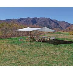 大型タープ　6mx4.4m キャプテンスタッグ　ビッグレクタタープ　使用２回