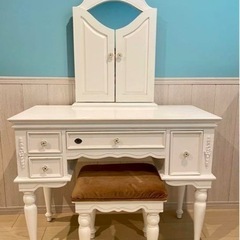 ドレッサー 姫系 ロココ調 フレンチガーリー 三面鏡