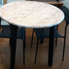 １）IKEA イケア 丸テーブル GAMLARED ガムラレード...