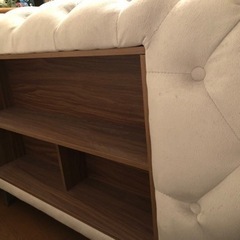 ソファー　3人掛けオットマン付き