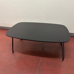 山善製鏡面テーブル黒