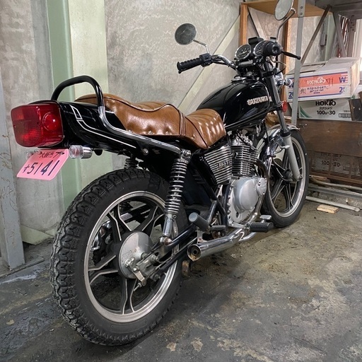 ■GN125H 黒×銀仕様