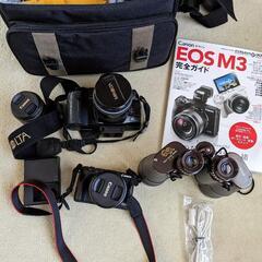 CanonM3.MINOLTAα807si.TELSTAR双眼鏡セットです