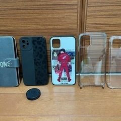 iPhone11用ケース 5点セット スマホリング付 Apple