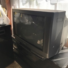 ブラウン管TV  HITACHI テレビ台付