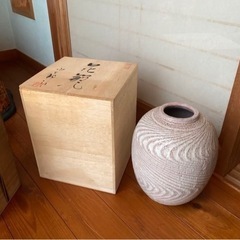 ❶❶ 小三郎作　花器 美濃古窯　桔梗屋窯　特大