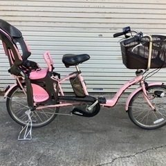 パナソニック新機種電動アシスト自転車gyuutomini20インチピンクボディー パナソニック新機種電動アシスト自転車gyuutomini20インチピンク