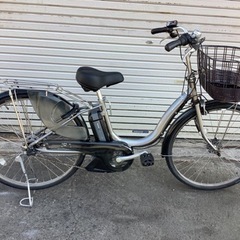 48 ヤマハ新機種電動アシスト自転車pas natura26インチグレーアルミ 