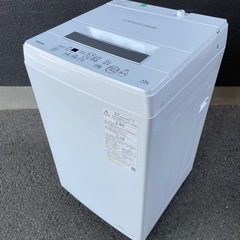 TOSHIBA 2021年製4.5g 洗濯機　中古品 東芝2021年式4.5キロ洗濯機