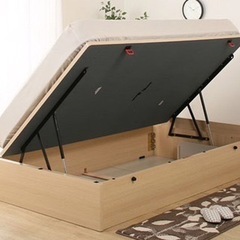 ニトリ 12万円相当ダブルベッドフレームとマットレスのセット