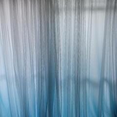 【美品】グラデーションカーテン2枚セット【遮光♪洗濯OK♪】