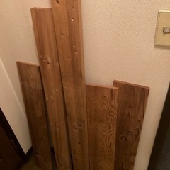 【引き取り限定】木材セット 5枚 棚板 板 一枚板 敷板 DIY...