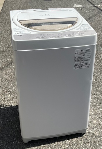 【RKGSE-998】特価！東芝/6kg/全自動洗濯機/AW-6G3/中古/2015年製/当社より近隣地域無料配達