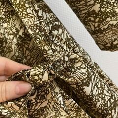 【高額商品】【とても珍しい生地】着物リメイク　カシュクールワンピース　