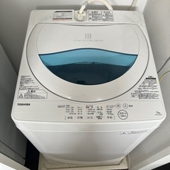 お譲り先決定済みTOSHIBA 洗濯機5kg 