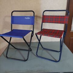 折り畳み式椅子２つセット