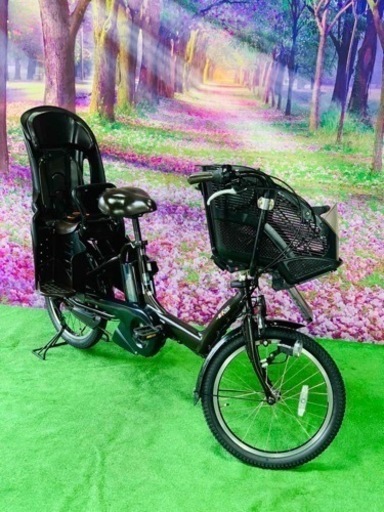 ❹ 5176子供乗せ電動アシスト自転車ヤマハ3人乗り対応20インチ