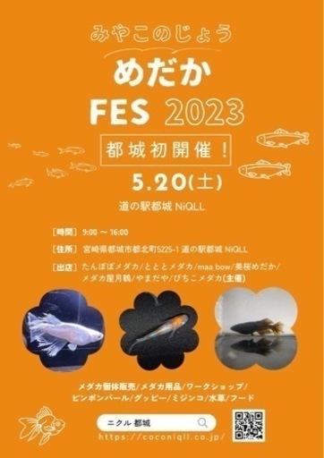癒しフェス 都城市道の駅ニクル メダカ めだか イベント